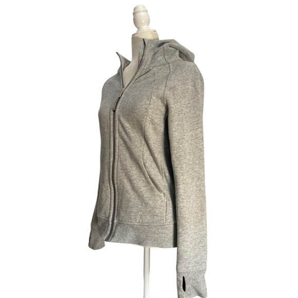 Lululemon Scuba IV Hoodie Jacket Full Zip Heavyweight Sweatshirt Grey Women’s - Picture 4 of 9